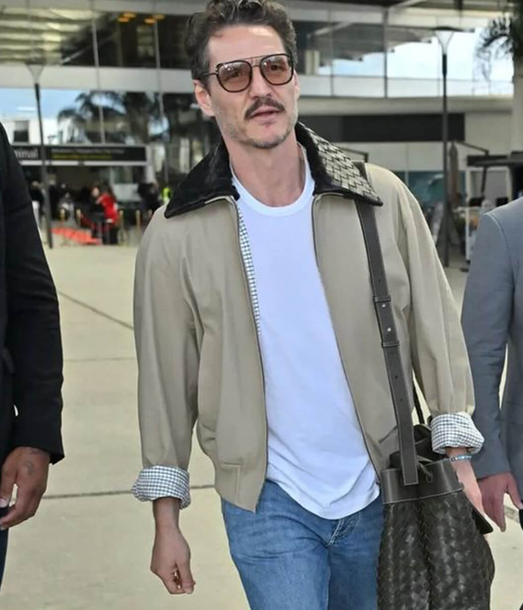 Pedro Pascal Beige Cotton Jacket