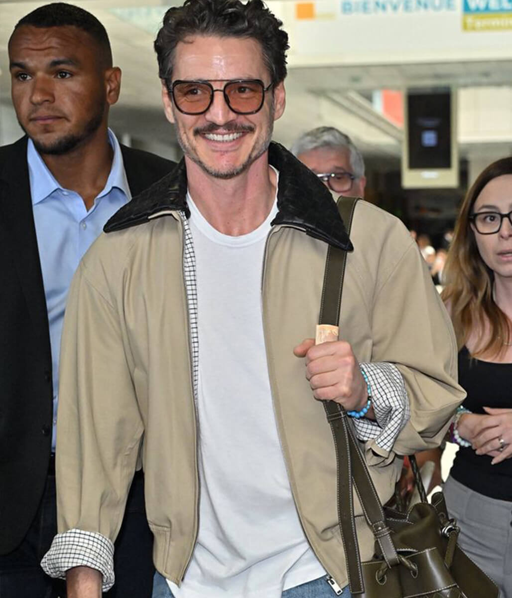 Pedro Pascal Beige Cotton Jacket