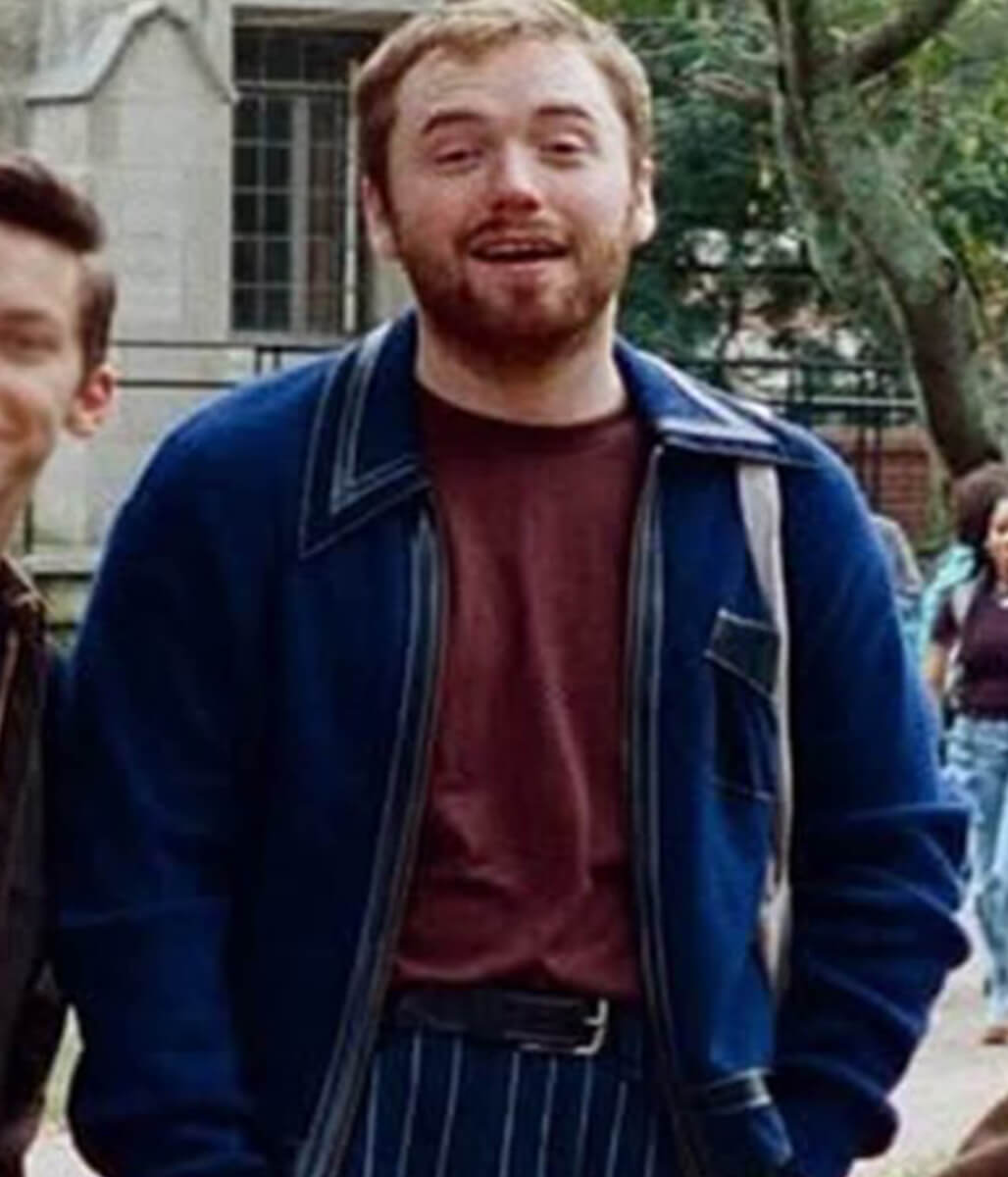 Poetic License 2025 Cooper Hoffman Blue Wool Jacket