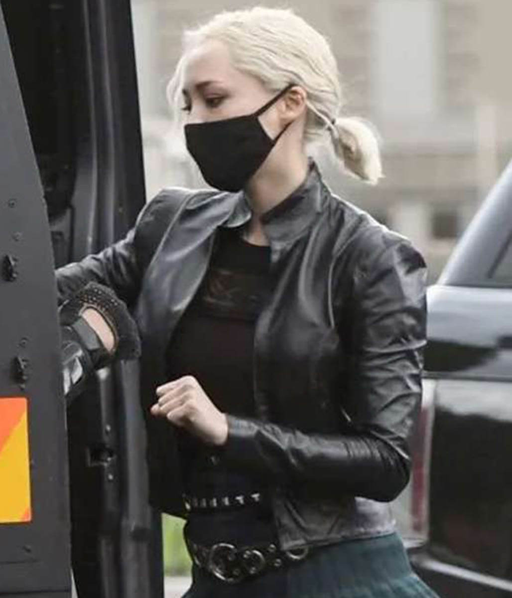 Pom Klementieff Mission Impossible 7 Black Leather Jacket