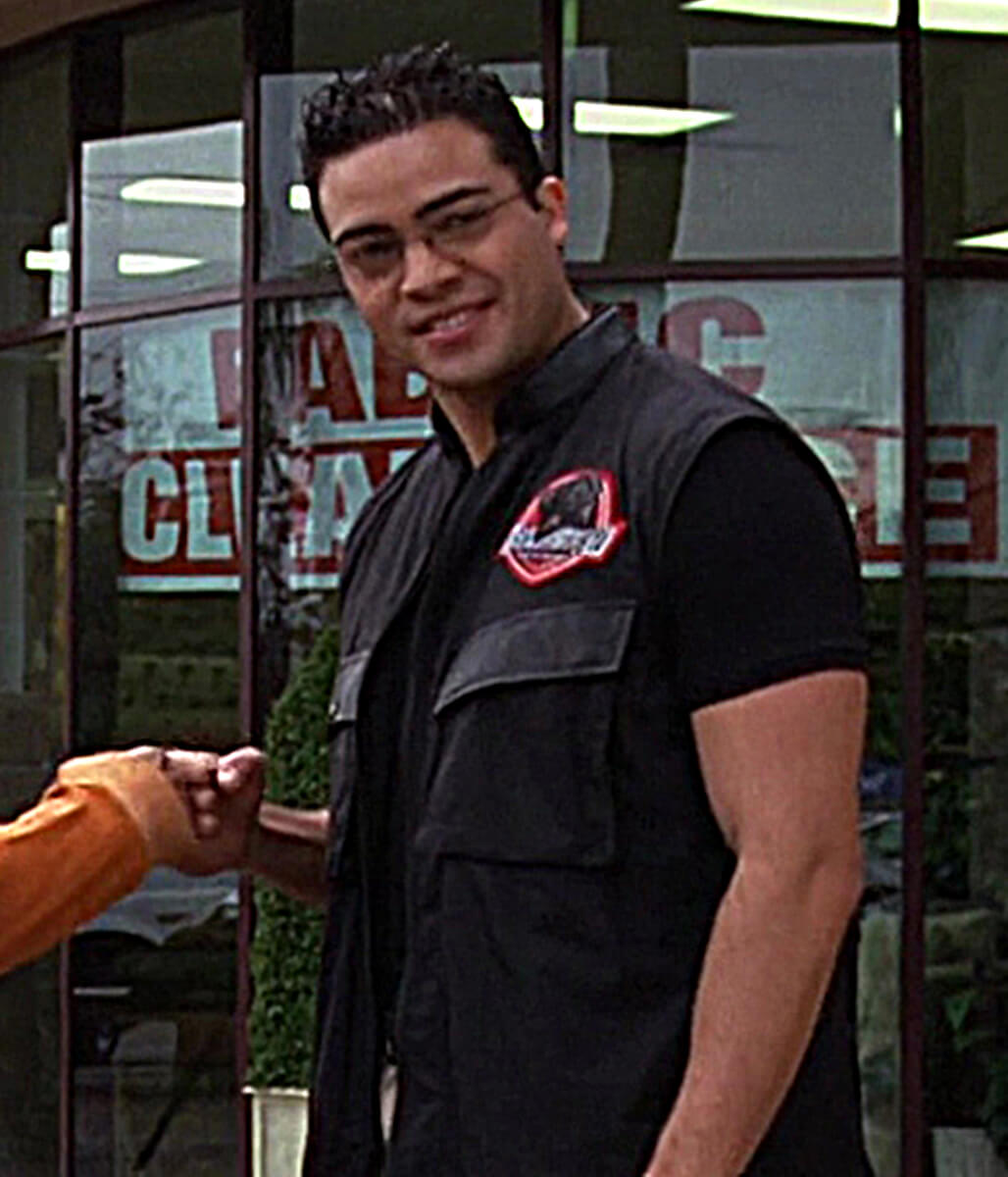 Power Rangers Wild Force Danny Delgado Black Cotton Vest