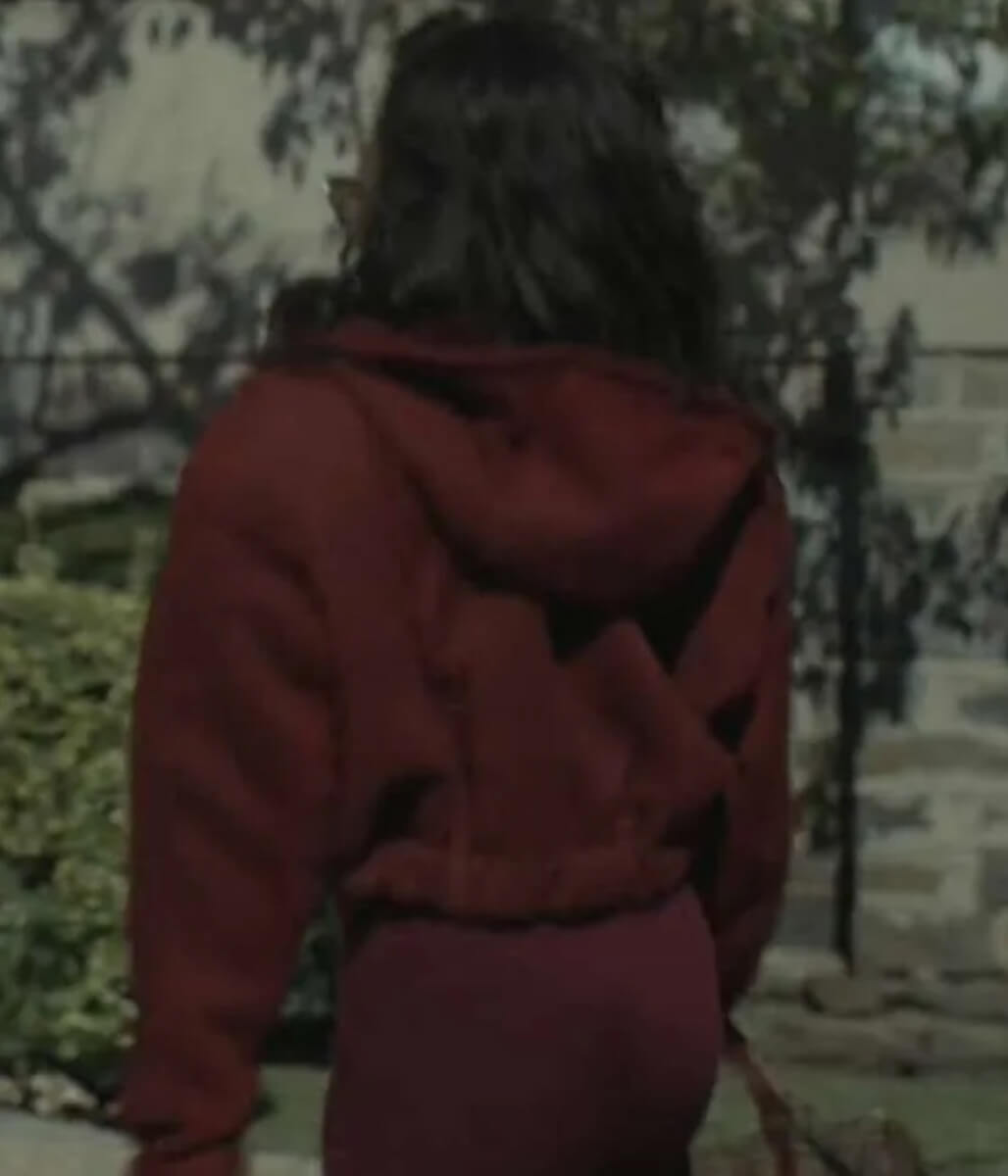 Raquel Thomas Power Book III Fleece Maroon Jacket