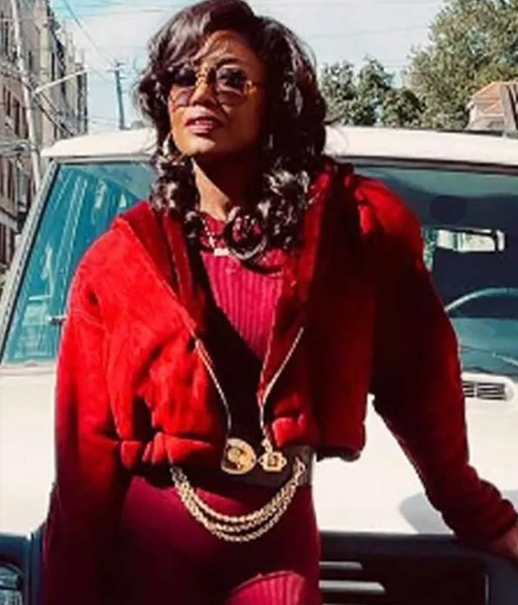 Raquel Thomas Power Book III Fleece Maroon Jacket