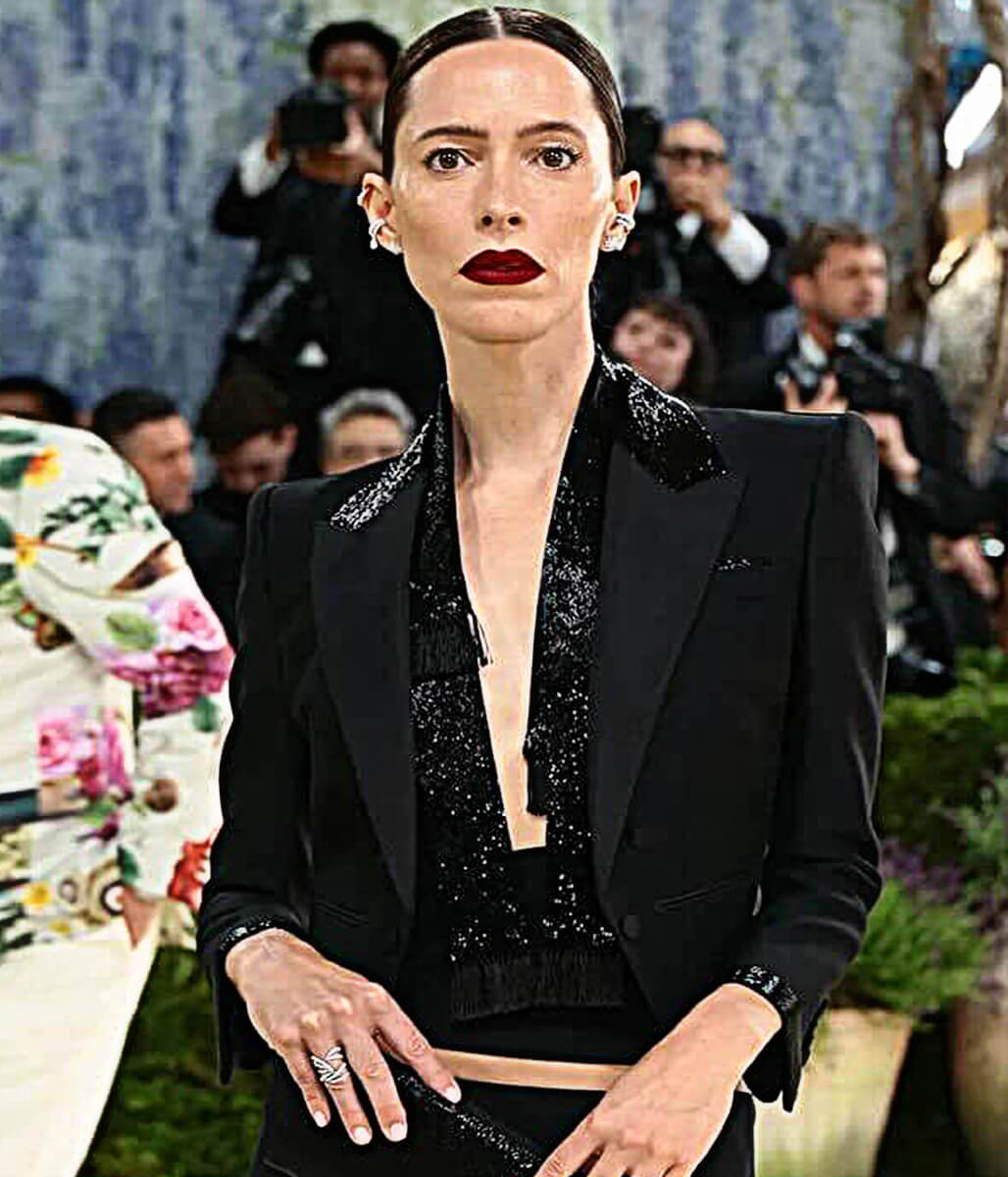 Rebecca Hall Met Gala 2026 Black Wool Blazer