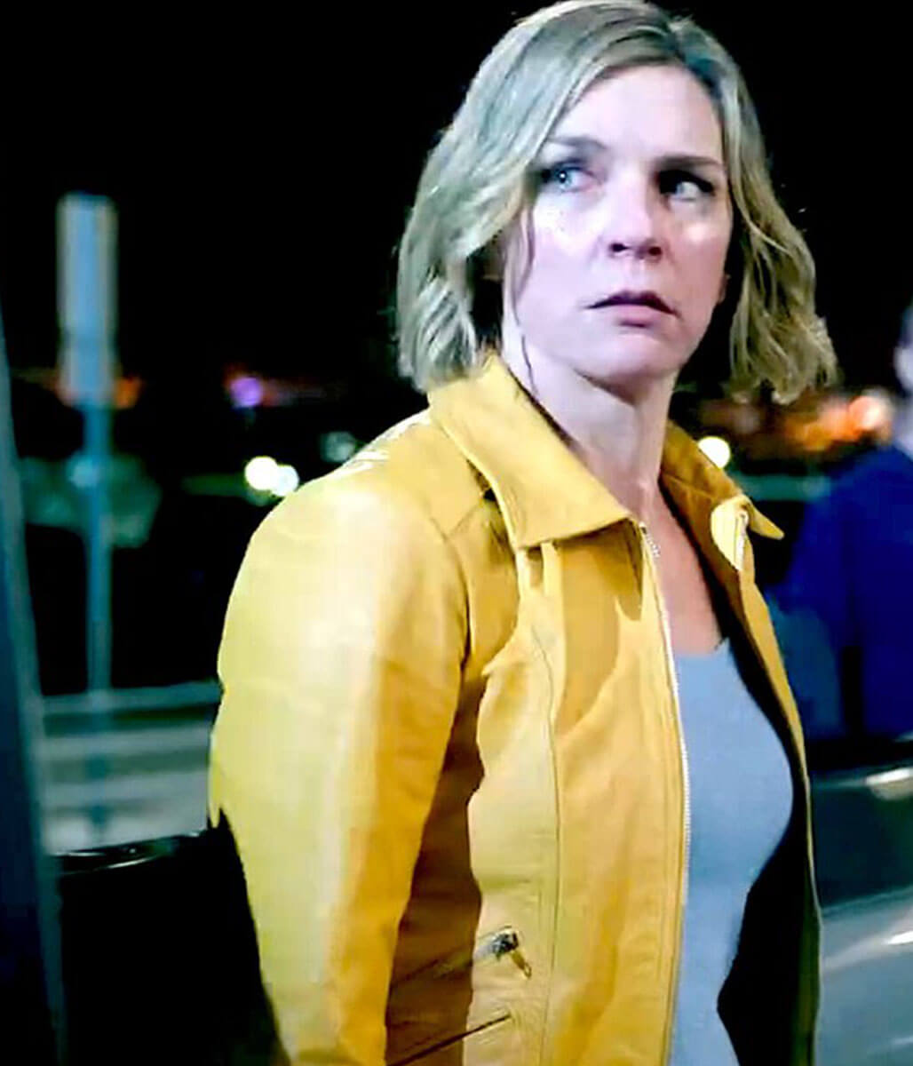 Rhea Seehorn The Haunting New Pluribus Leather Jacket