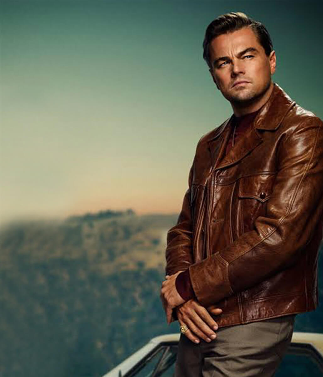 Rick Dalton Once Upon A Time In Hollywood Brown Leather Jacket