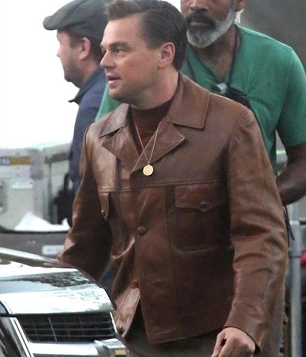 Rick Dalton Once Upon A Time In Hollywood Brown Leather Jacket