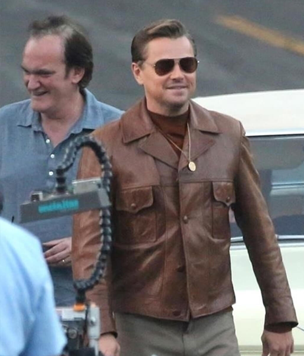 Rick Dalton Once Upon A Time In Hollywood Brown Leather Jacket