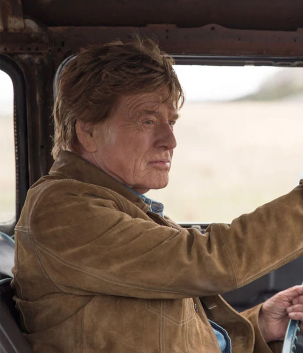 Robert Redford The Old Man & The Gun Brown Suede Jacket