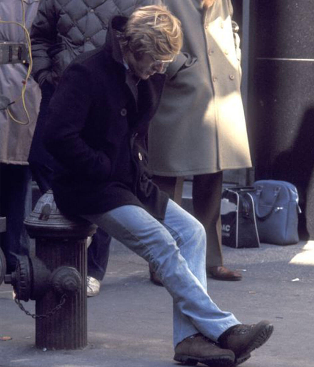 Robert Redford Three Days Of Condor Black Wool Coat