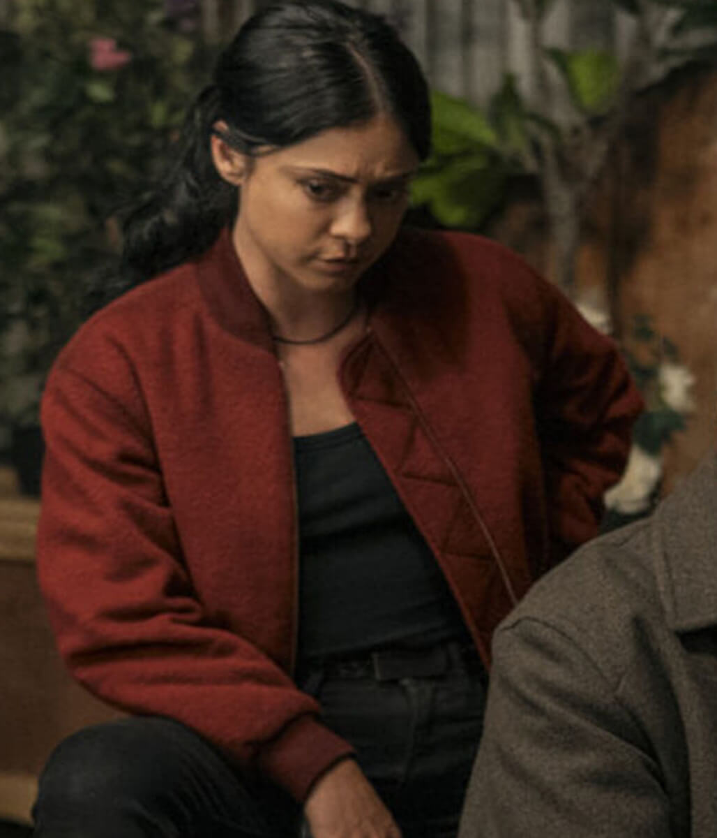 Rosa Salazar Play Dirty Wool Bomber Jacket