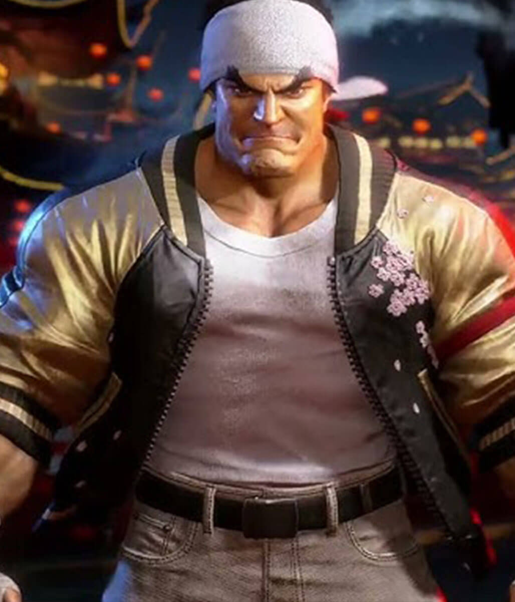 Ryu Street Fighter 6 Bomber Leather Jacket