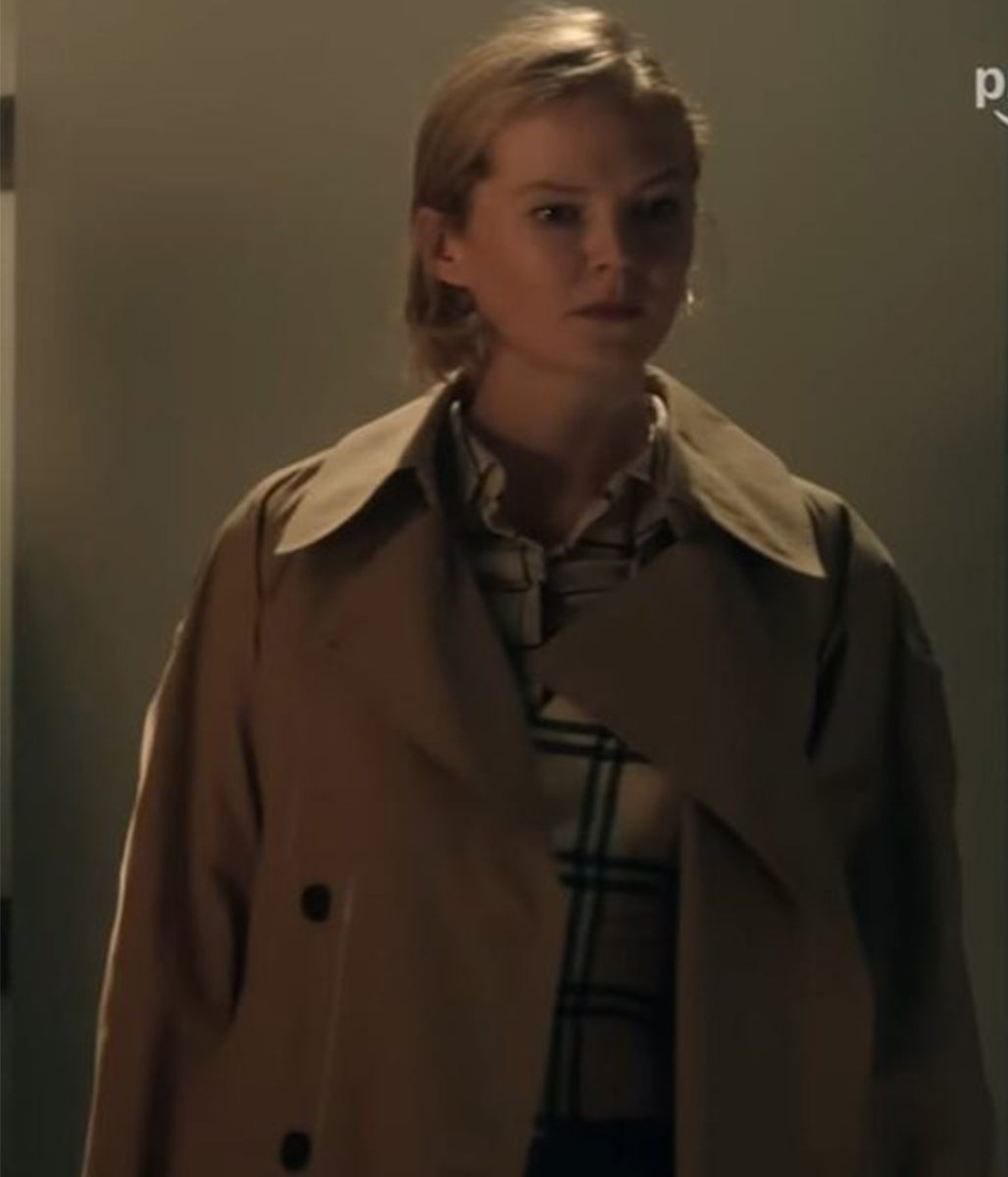 Scarpetta 2026 Rosy McEwen Beige Cotton Coat