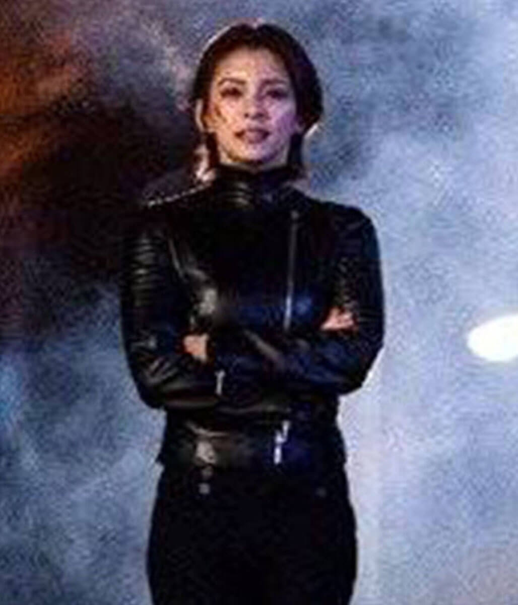 Song Mi-na Rugal Black Leather Jacket