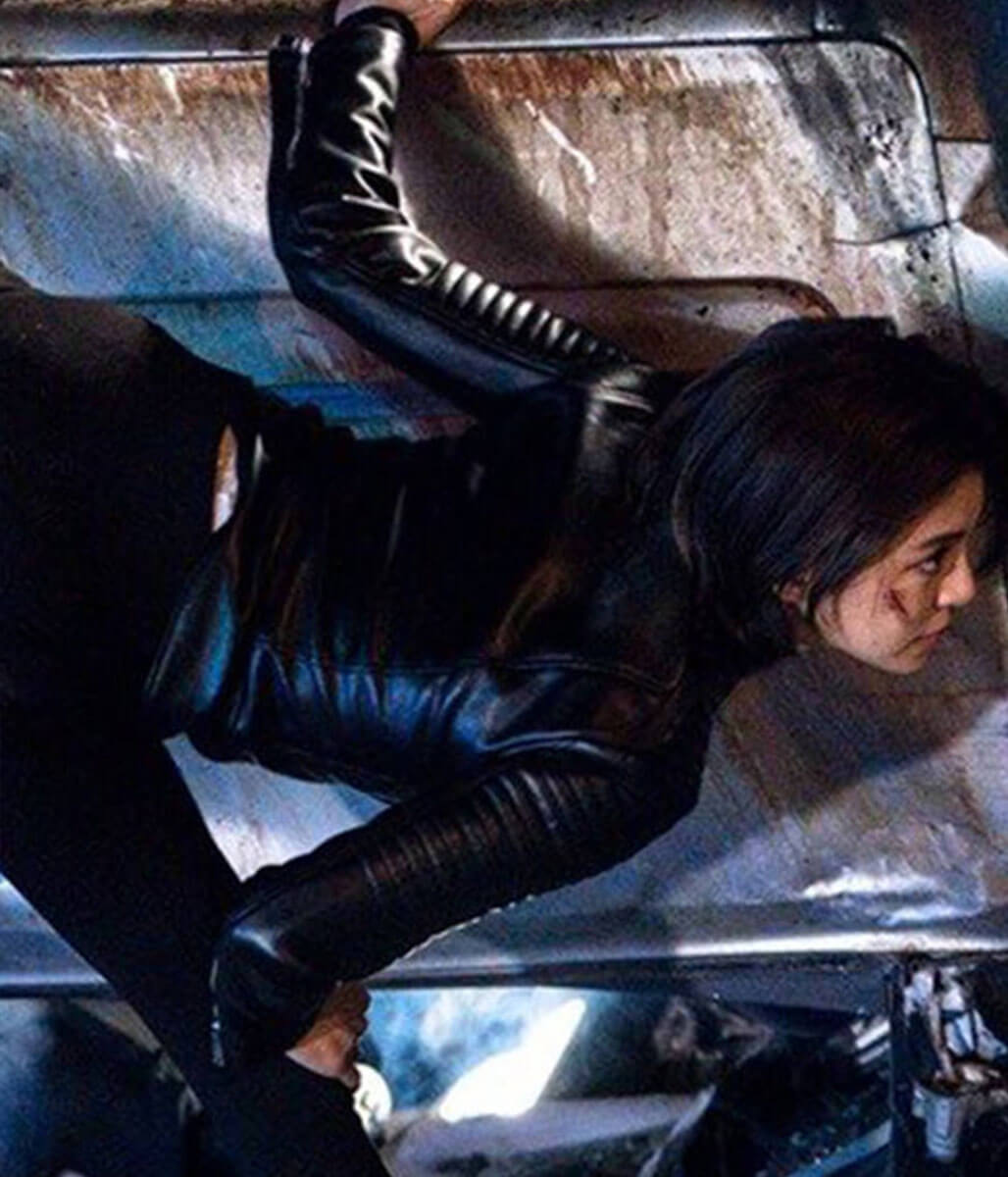 Song Mi-na Rugal Black Leather Jacket