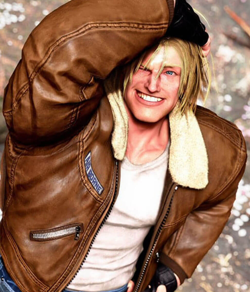 Street Fighter 6 Terry Brogard Brown Leather Jacket