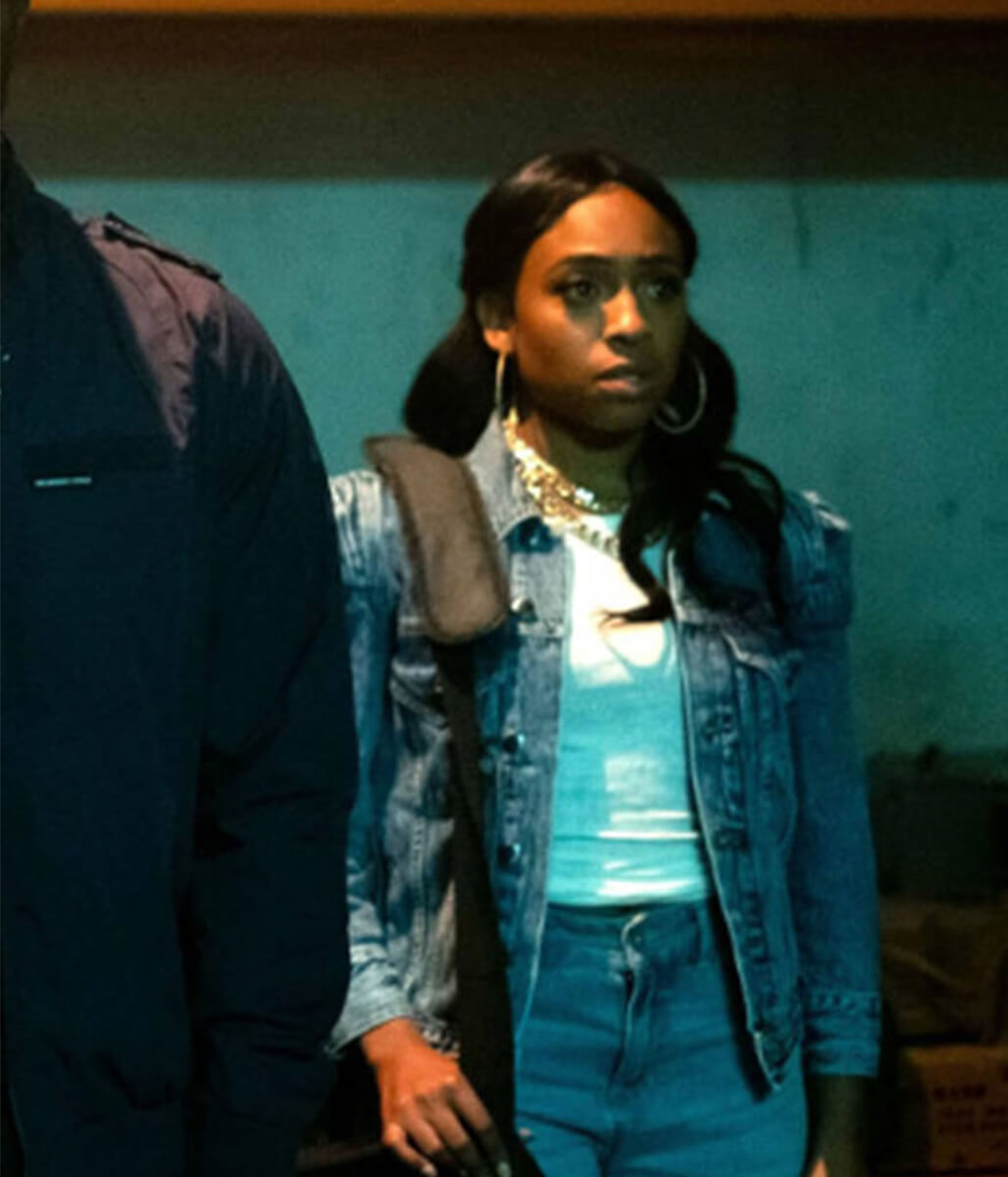 Taylor Polidore Williams Snowfall Denim Blue Jacket