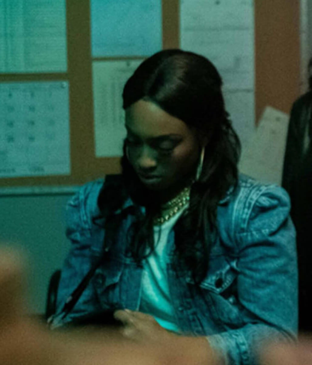 Taylor Polidore Williams Snowfall Denim Blue Jacket