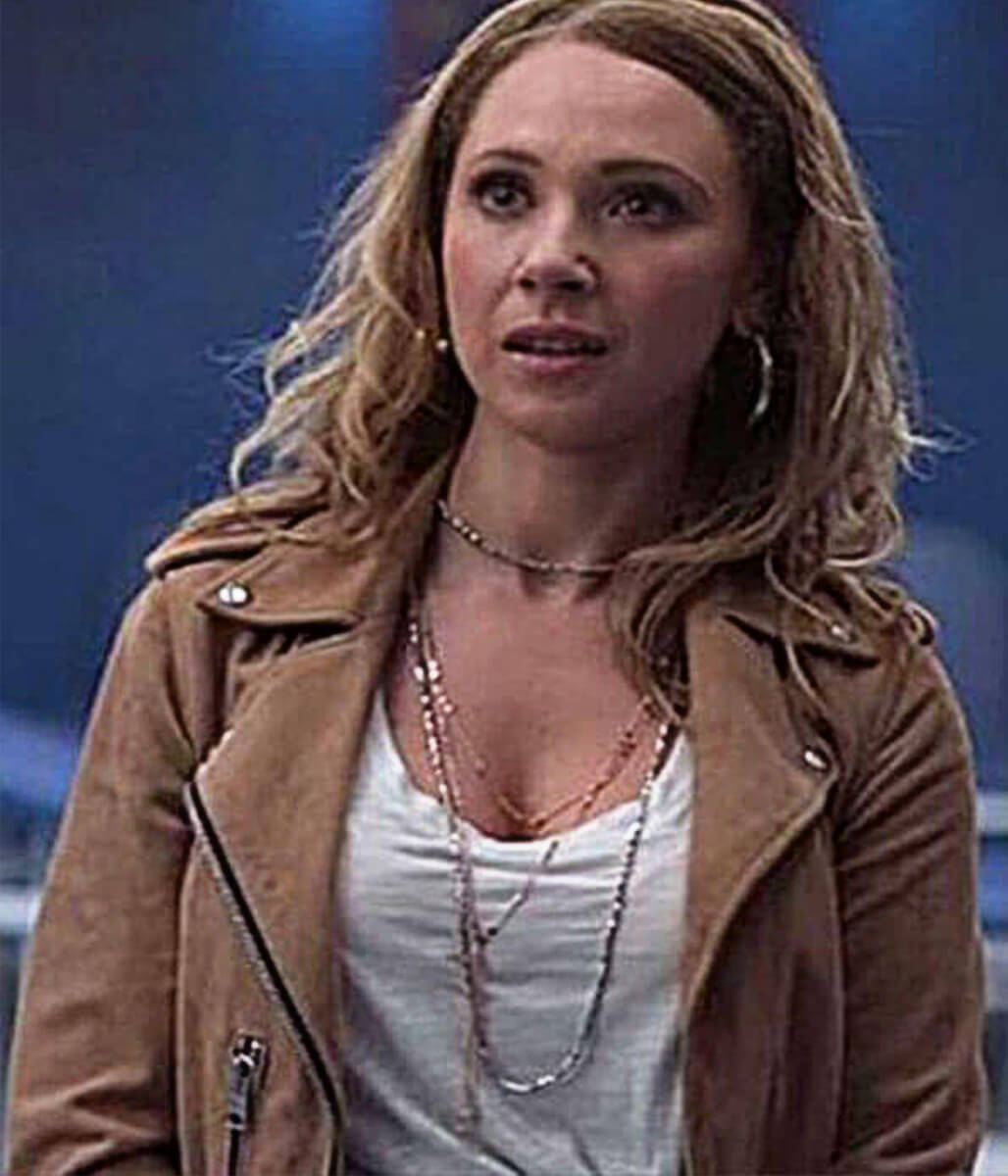 Ted Lasso S1 Juno Temple Brown Suede Jacket