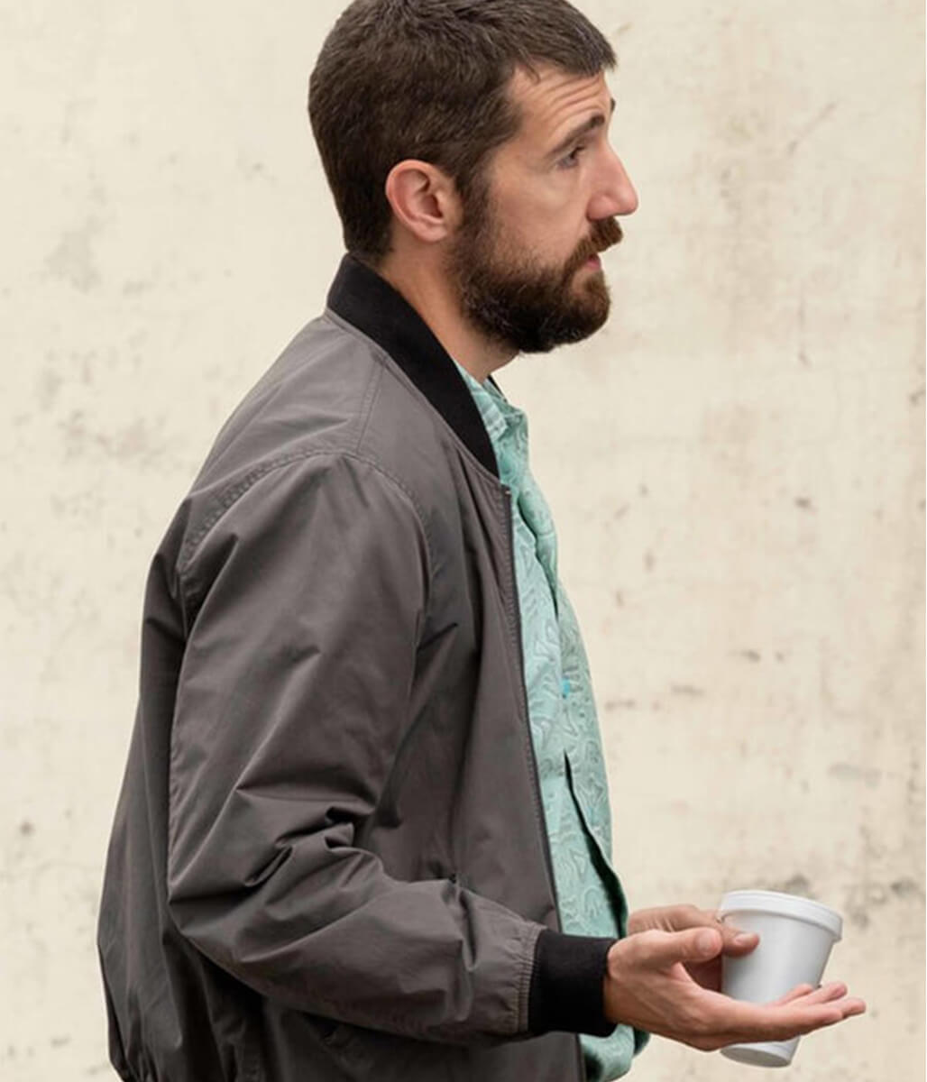 Teddy McDonald Snowfall Grey Cotton Jacket