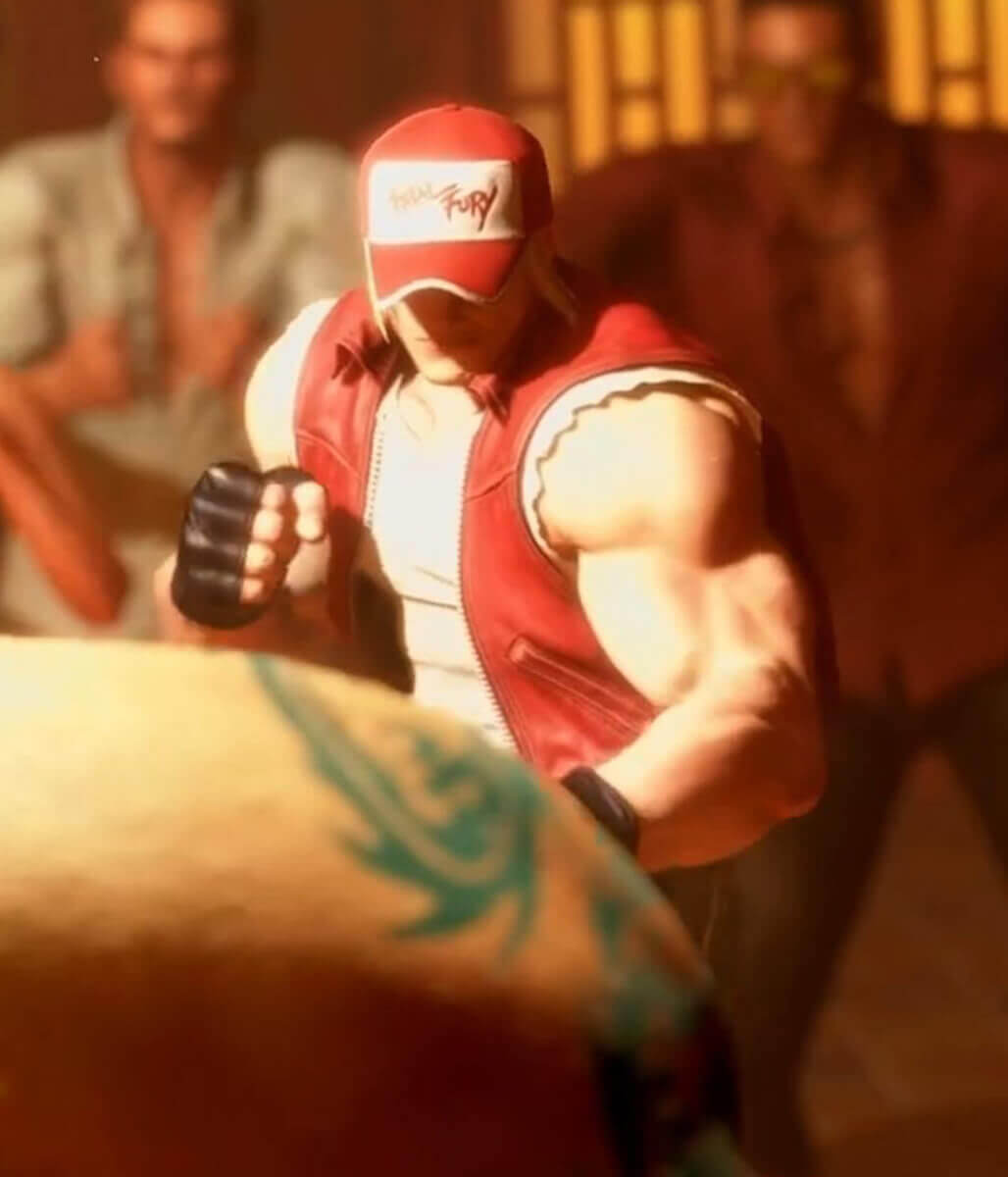 Terry Borgard Street Fighter 6 Red Leather Vest