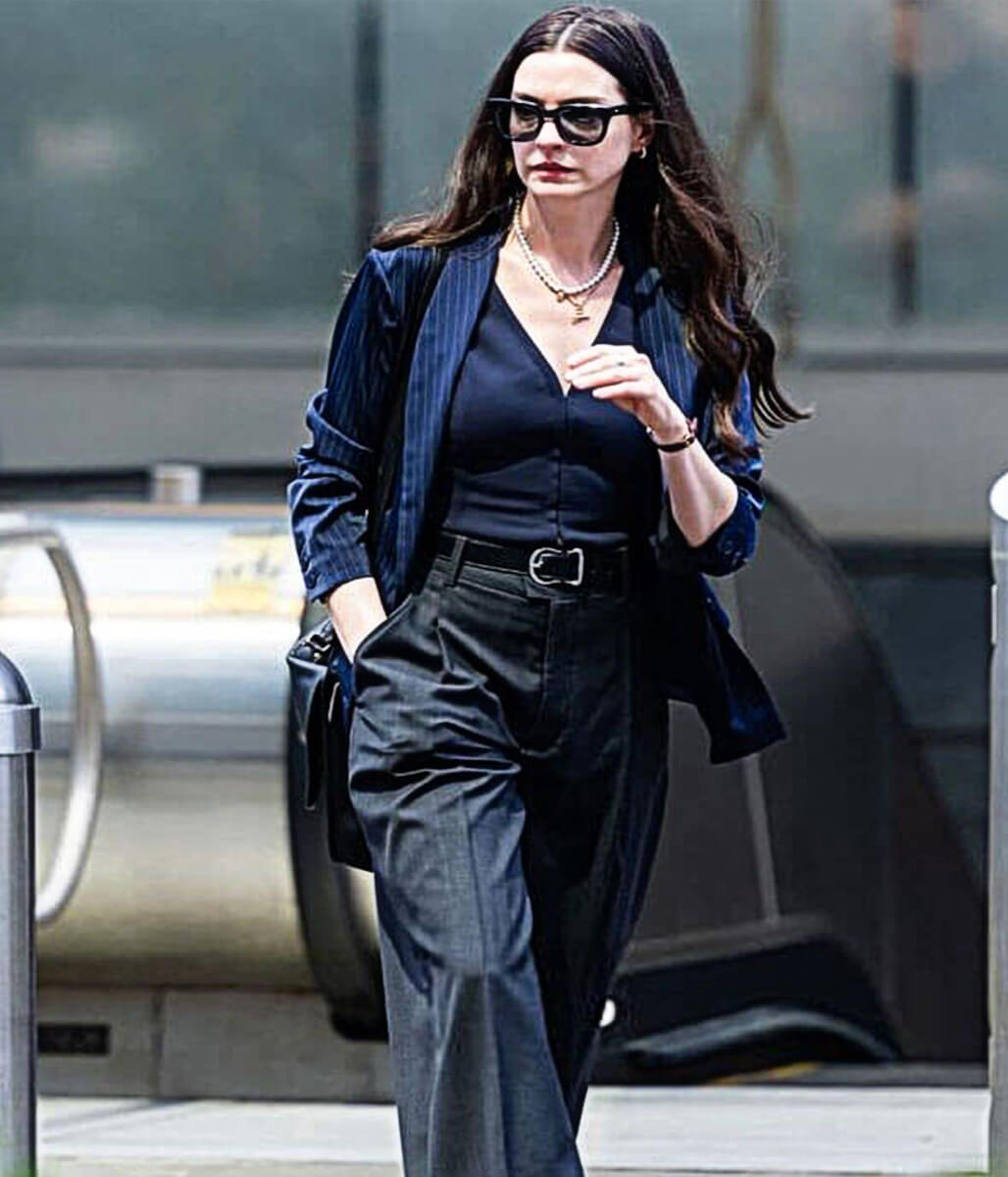 The Devil Wears Prada 2 Anne Hathaway Blue Blazer