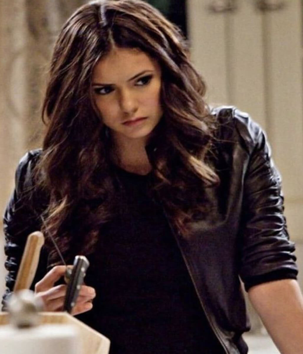 The Vampire Diaries Elena Gilbert Leather Jacket