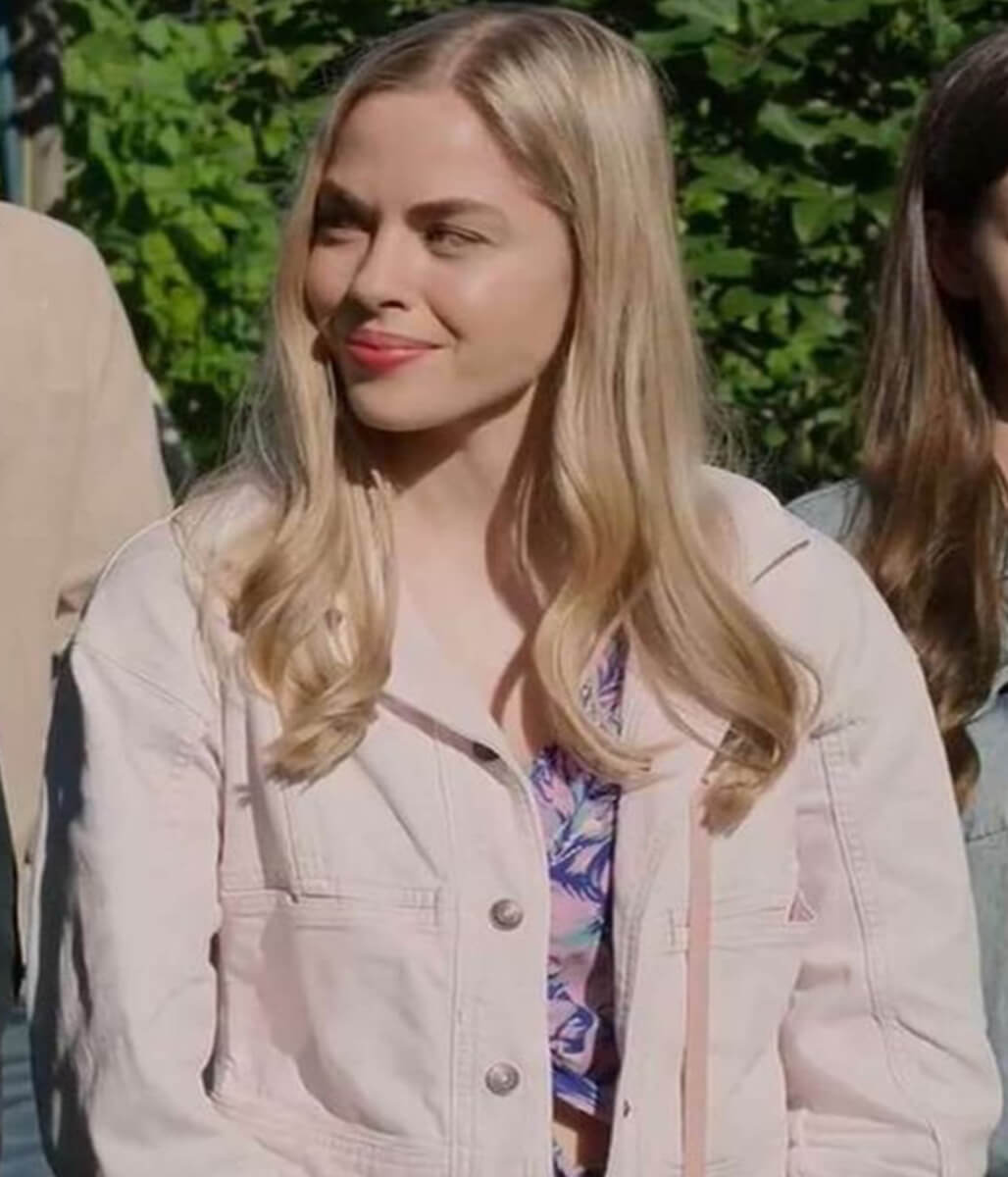 Virgin River S05 Sarah Dugdale Pink Cotton Jacket