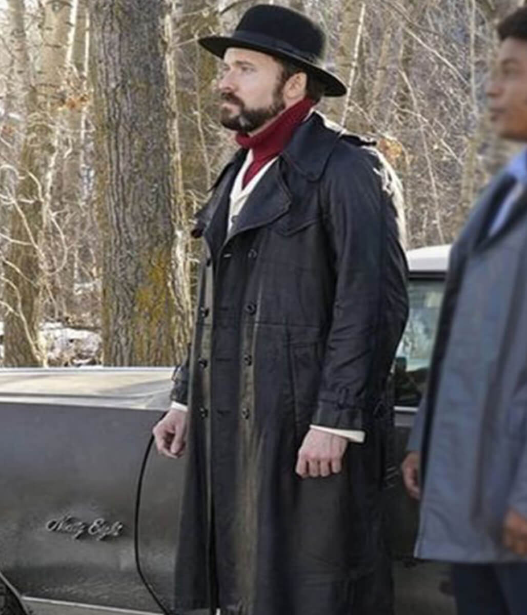 Wayne Kitchen Fargo S02 Black Leather Coat