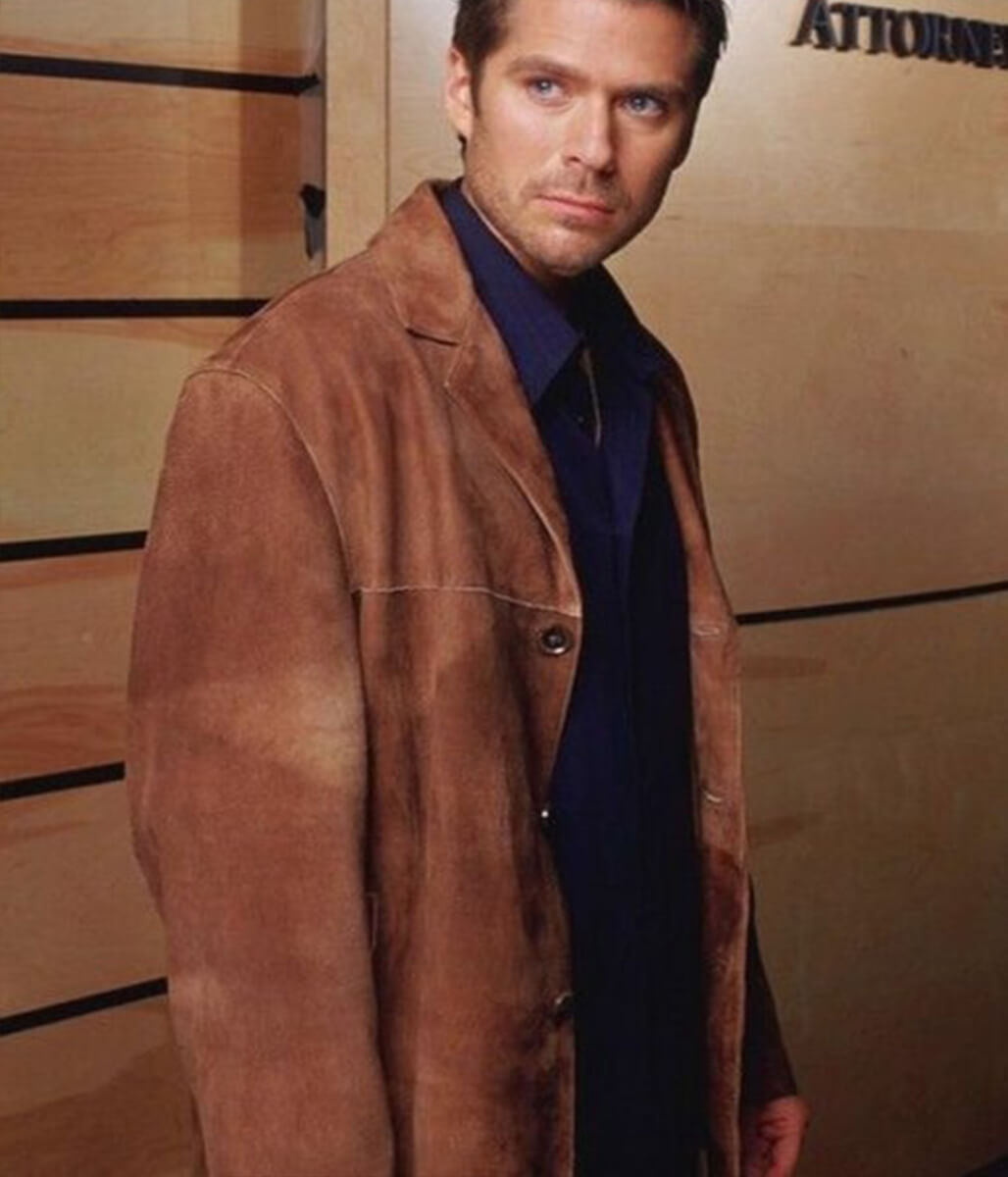 Wesley Wyndam-Pryce Angel Brown Suede Coat