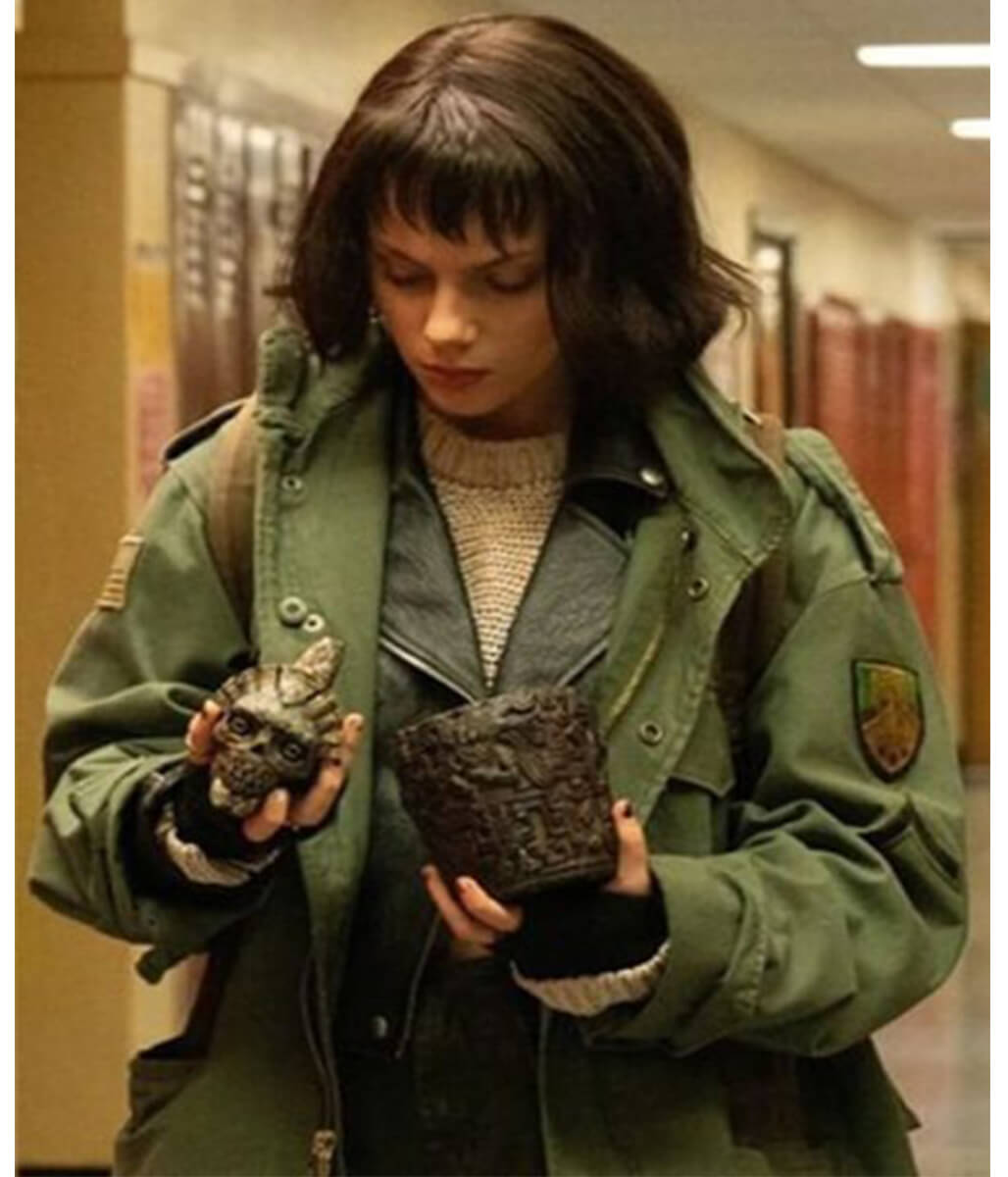 Whistle 2025 Dafne Keen Green Cotton Jacket