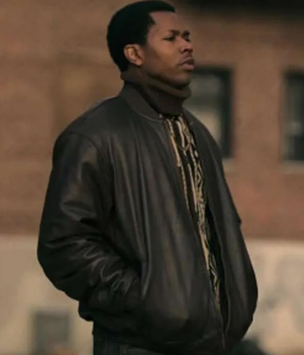 Worrell Power Book III S02 Brown Leather Jacket