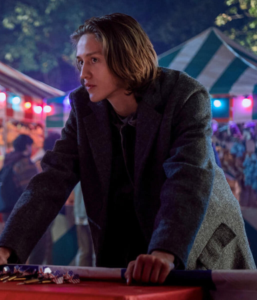 Xavier Thorpe Wednesday Grey Wool Coat