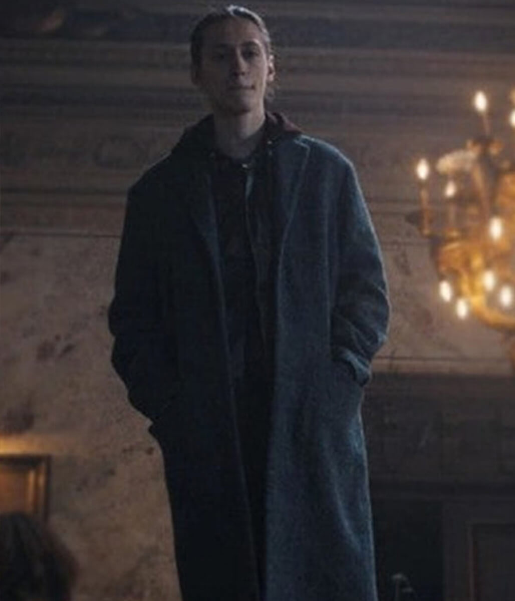 Xavier Thorpe Wednesday Grey Wool Coat