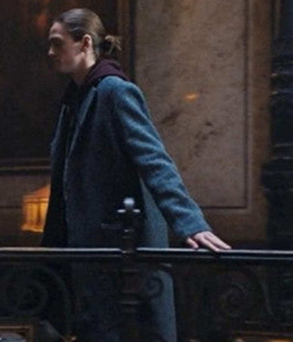 Xavier Thorpe Wednesday Grey Wool Coat