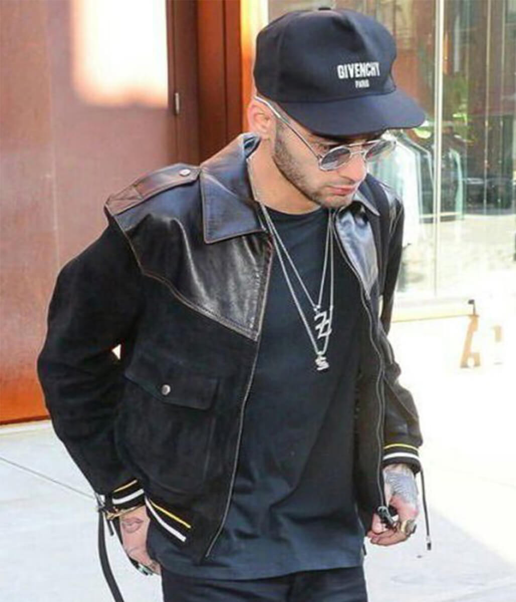 Zayn Malik Black Leather Jacket