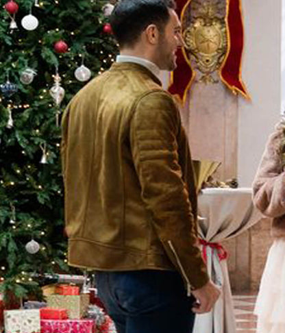 12 Date Of Christmas Jay Koensgen Suede Leather Jacket