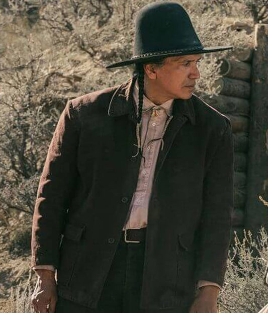 1923 Michael Greyeyes Cotton Brown Jacket