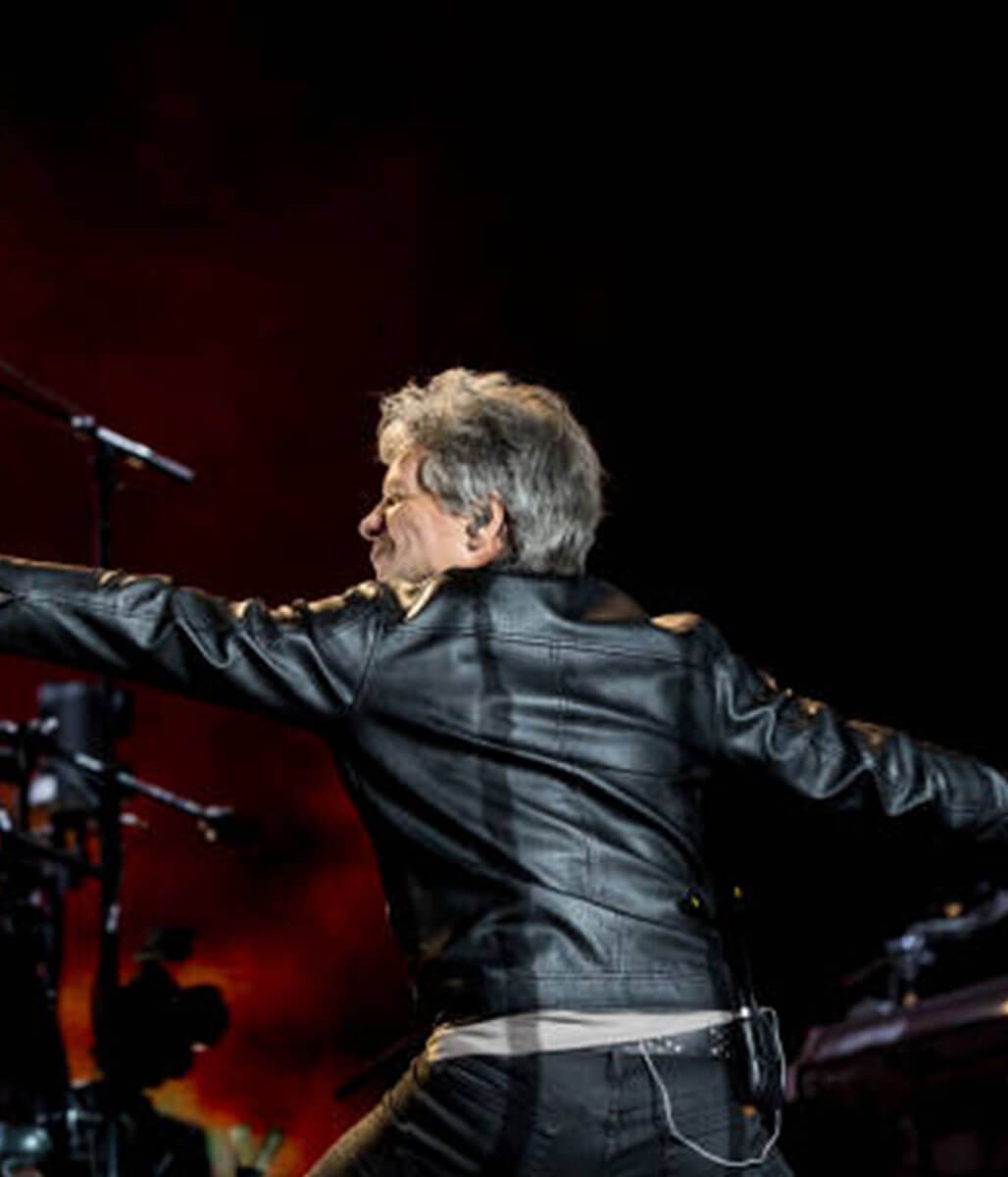 Bon Jovi Black Leather Jacket