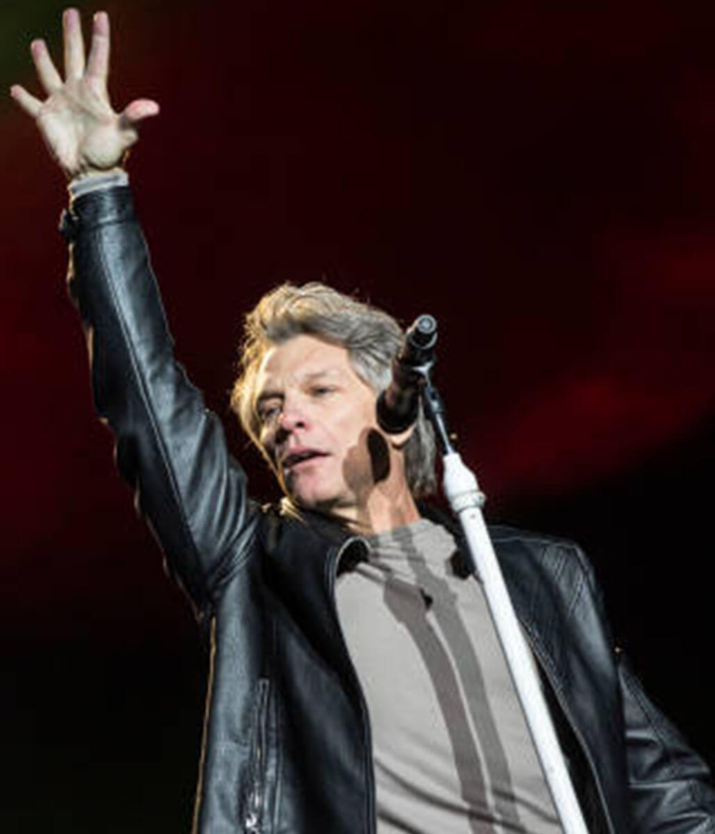 Bon Jovi Black Leather Jacket