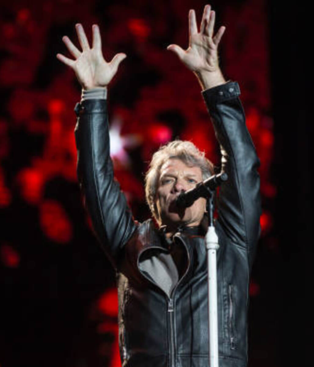 Bon Jovi Black Leather Jacket