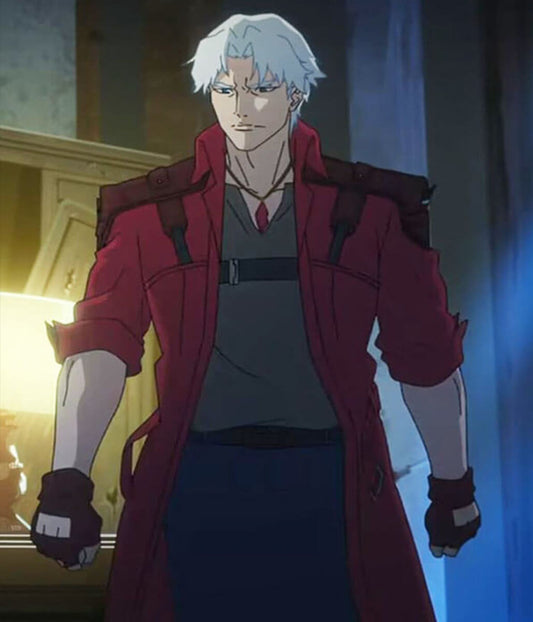 Devil May Cry S01 Dante Red Trench Jacket