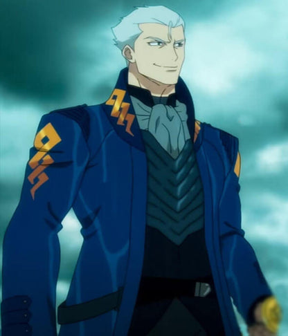 Devil May Cry S02 Vergil Blue Trench Coat