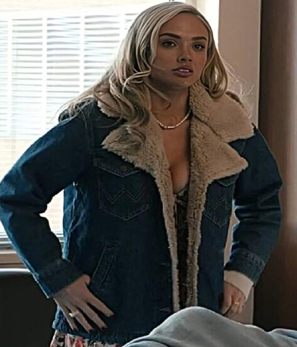 Dutton Ranch 2026 Oreana Jackson Blue Sherpa Jacket