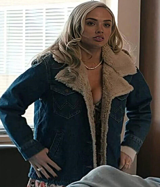 Dutton Ranch 2026 Oreana Jackson Blue Sherpa Jacket