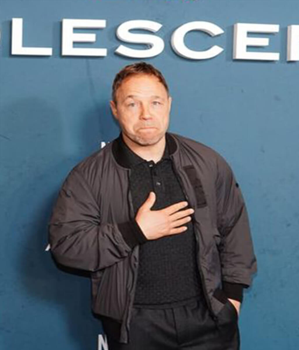 Eddie Miller Adolescence 2025 Black Cotton Jacket