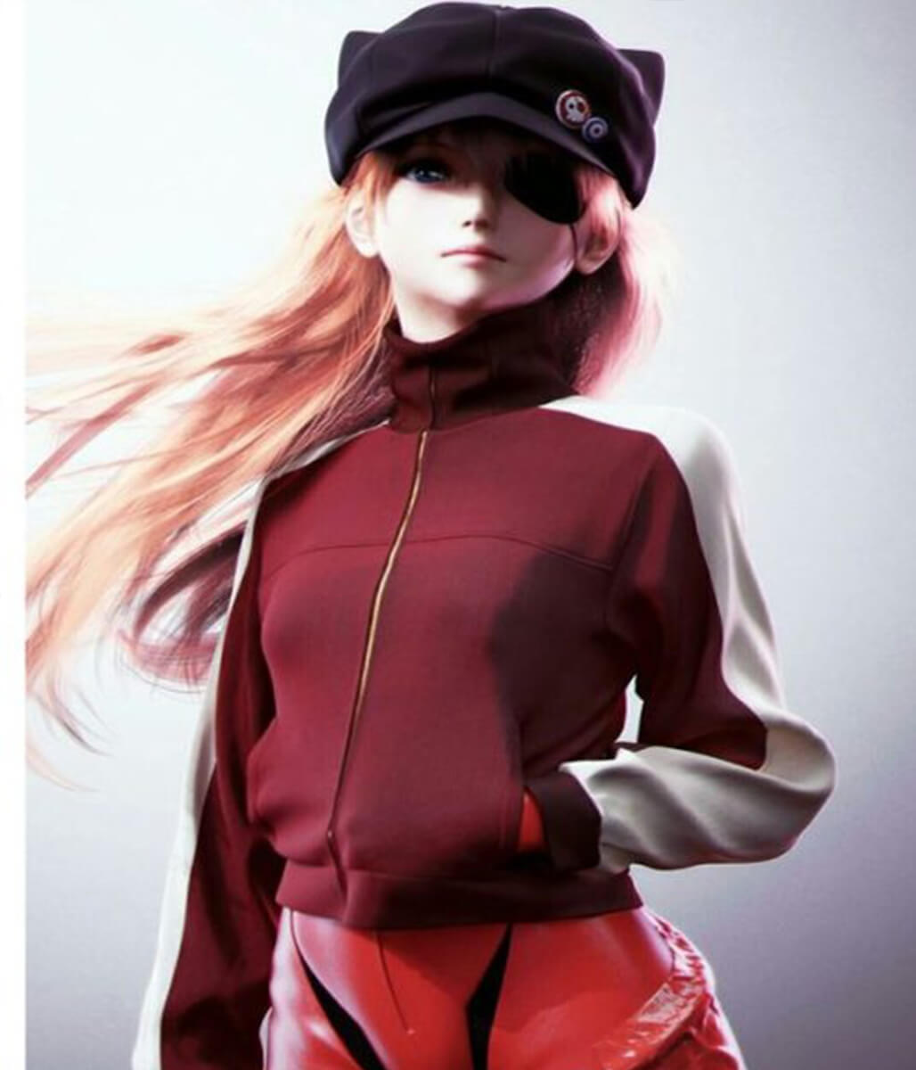 Evangelion Asuka Shikinami Langley Anime Jacket