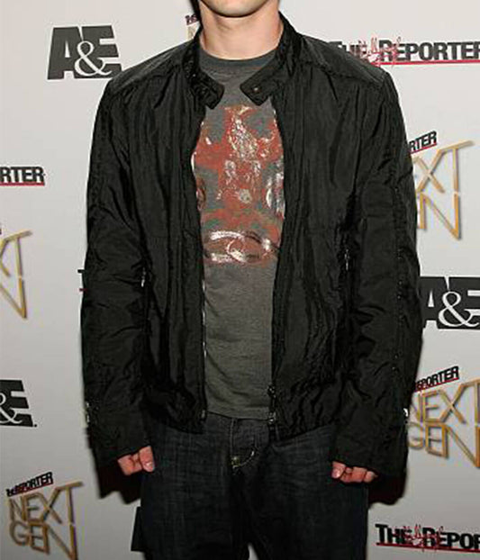 justin-berfield-in-a-sleek-black-polyester-jacket