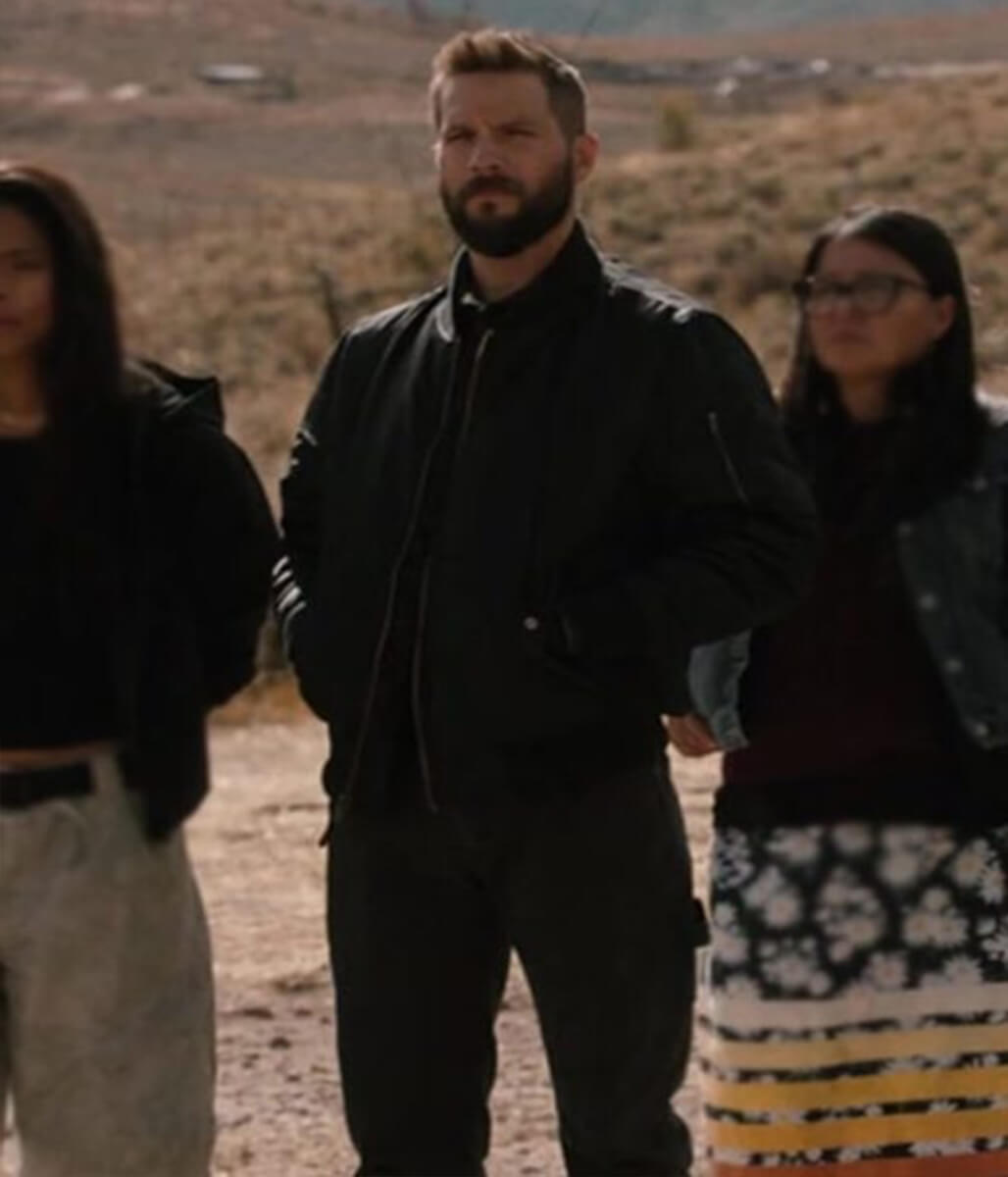 Marshals S1 Pete Calvin Black Bomber Jacket