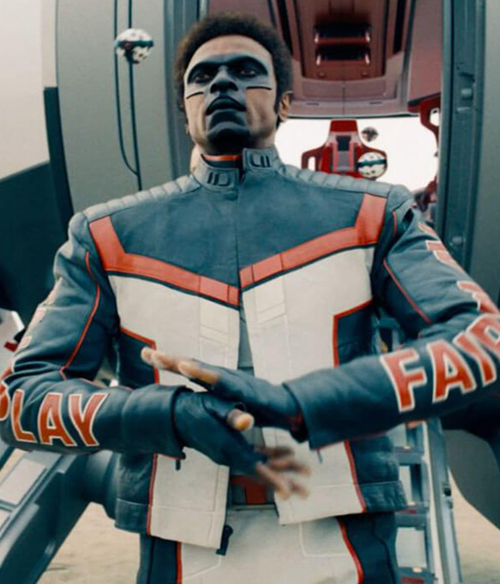 Mister Terrific Superman 2025 Edi Gathegi Leather Jacket